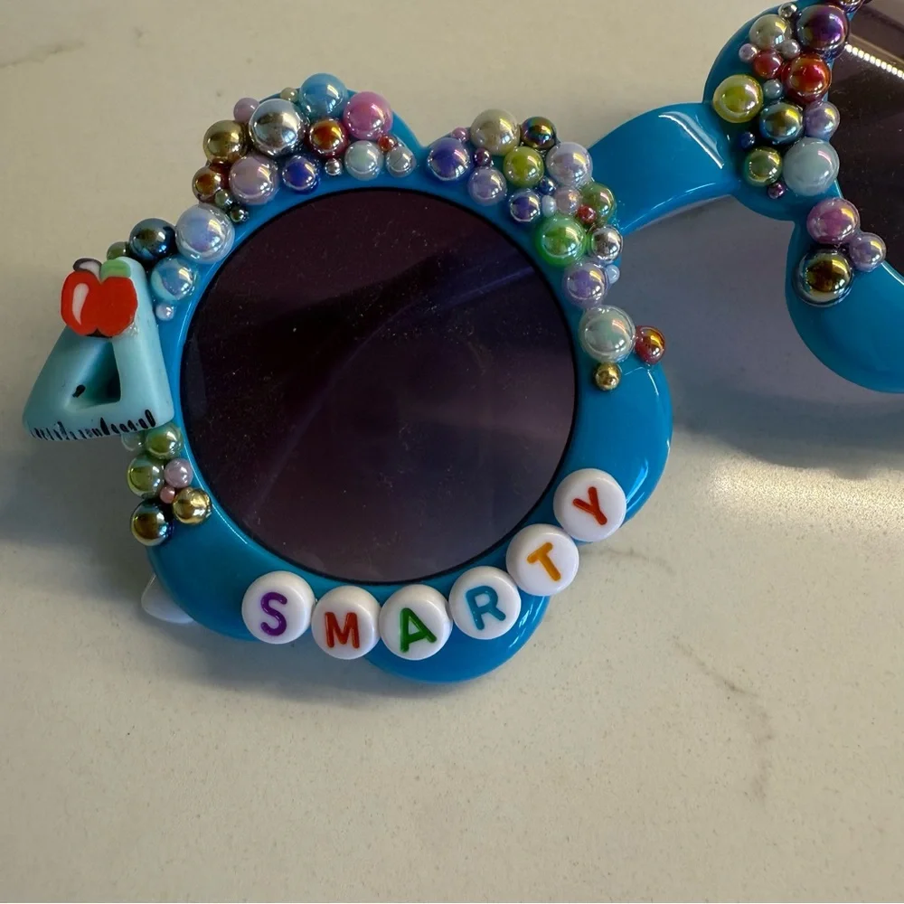 Custom Beaded Blue 